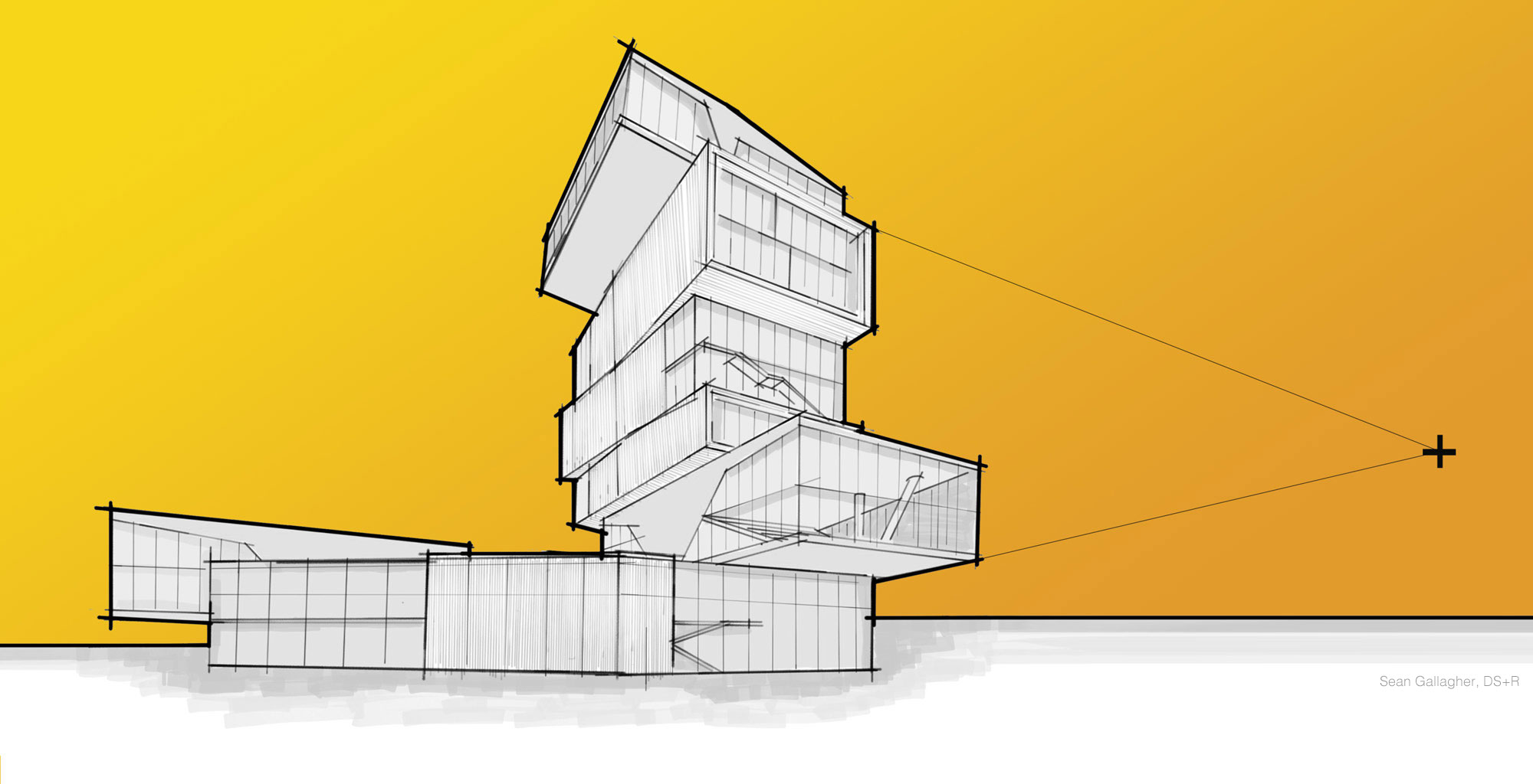 Architecture Drawing — Edwardsville Arts Center
